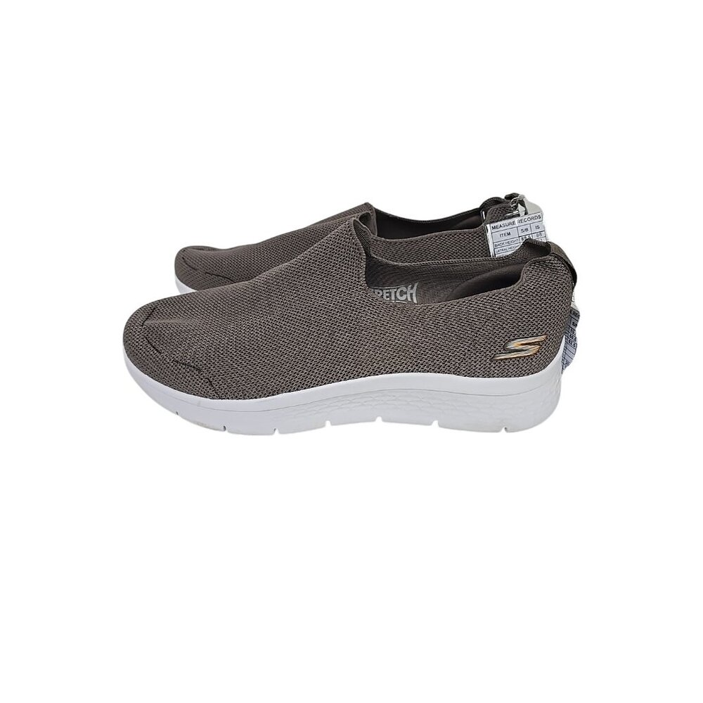 Skechers Go Walk Slip-On Casual Shoes Taupe White 216490 Size 12 EW - Picture 4 of 7